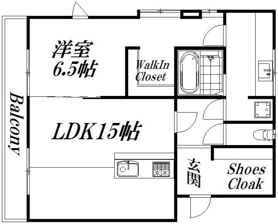 わたしここがいいの間取り図