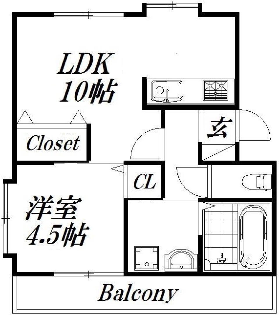 かわいいも快適もの間取り図