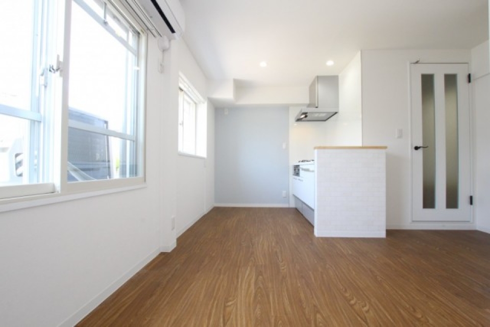 生まれ変わったかわいらしい内装