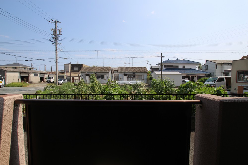 バルコニーからの眺め。