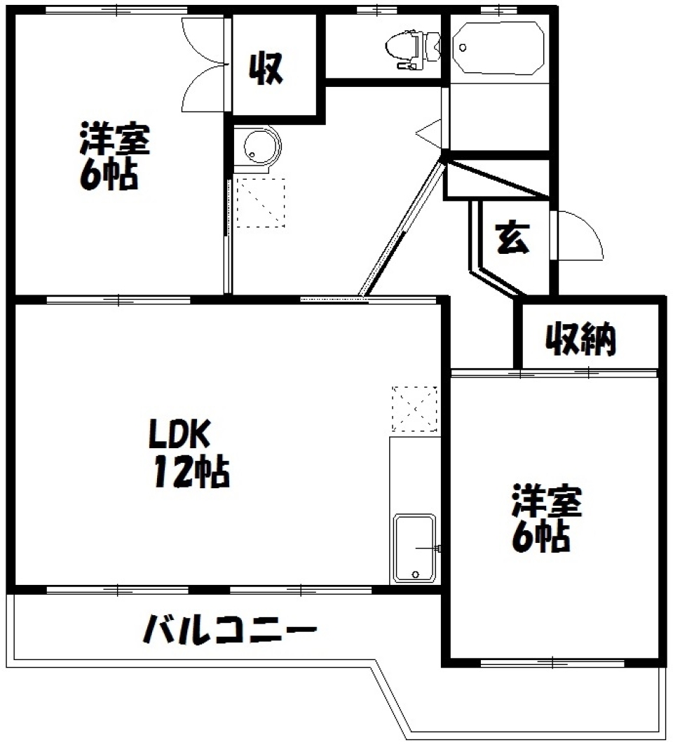 グリーンだよの間取り図