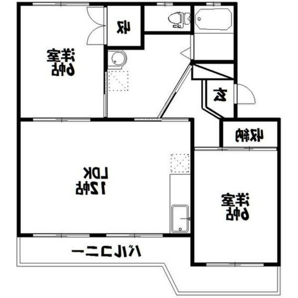 Wood＋Downlight＋Arch…＝リノベ！の間取り図
