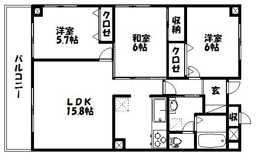広めリビングでのびのび過ごしましょ