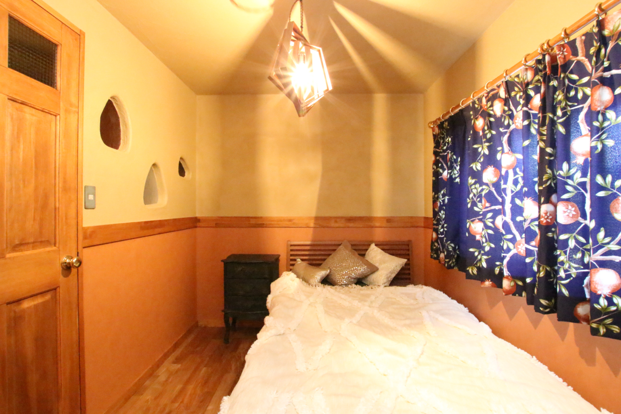 寝室も温かい雰囲気でぐっすり夢の中へ～。