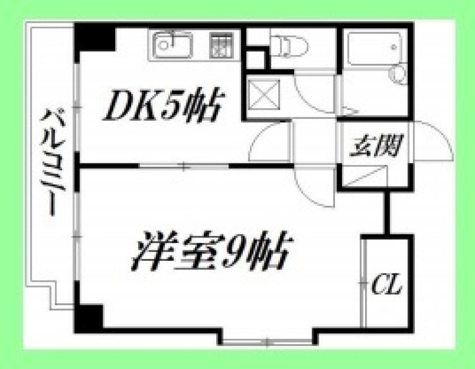 LUXURY&times;BLACKの間取り図