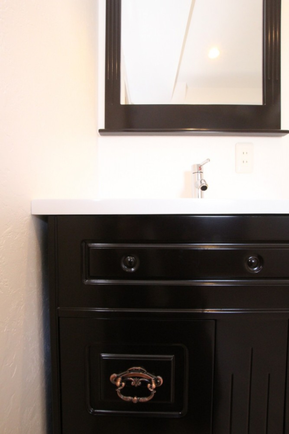 お洒落な洗面台。