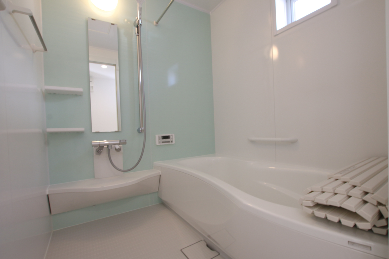 サウンドシャワー付きの一坪風呂