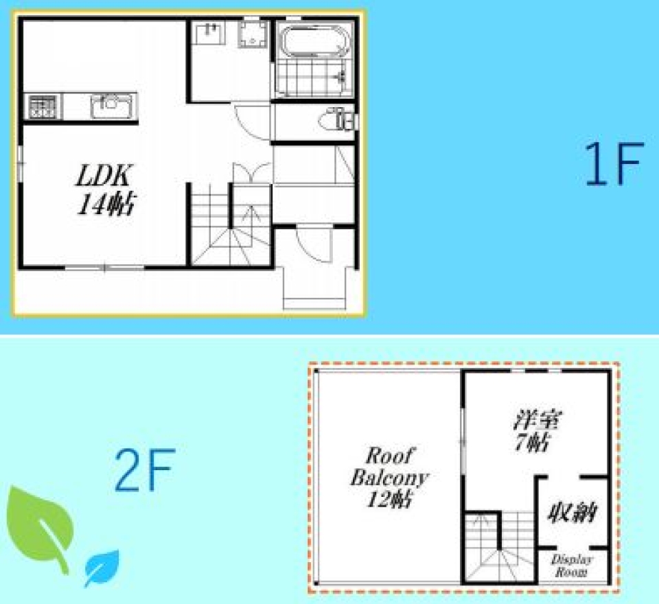 GREENなRoof balconyの間取り図