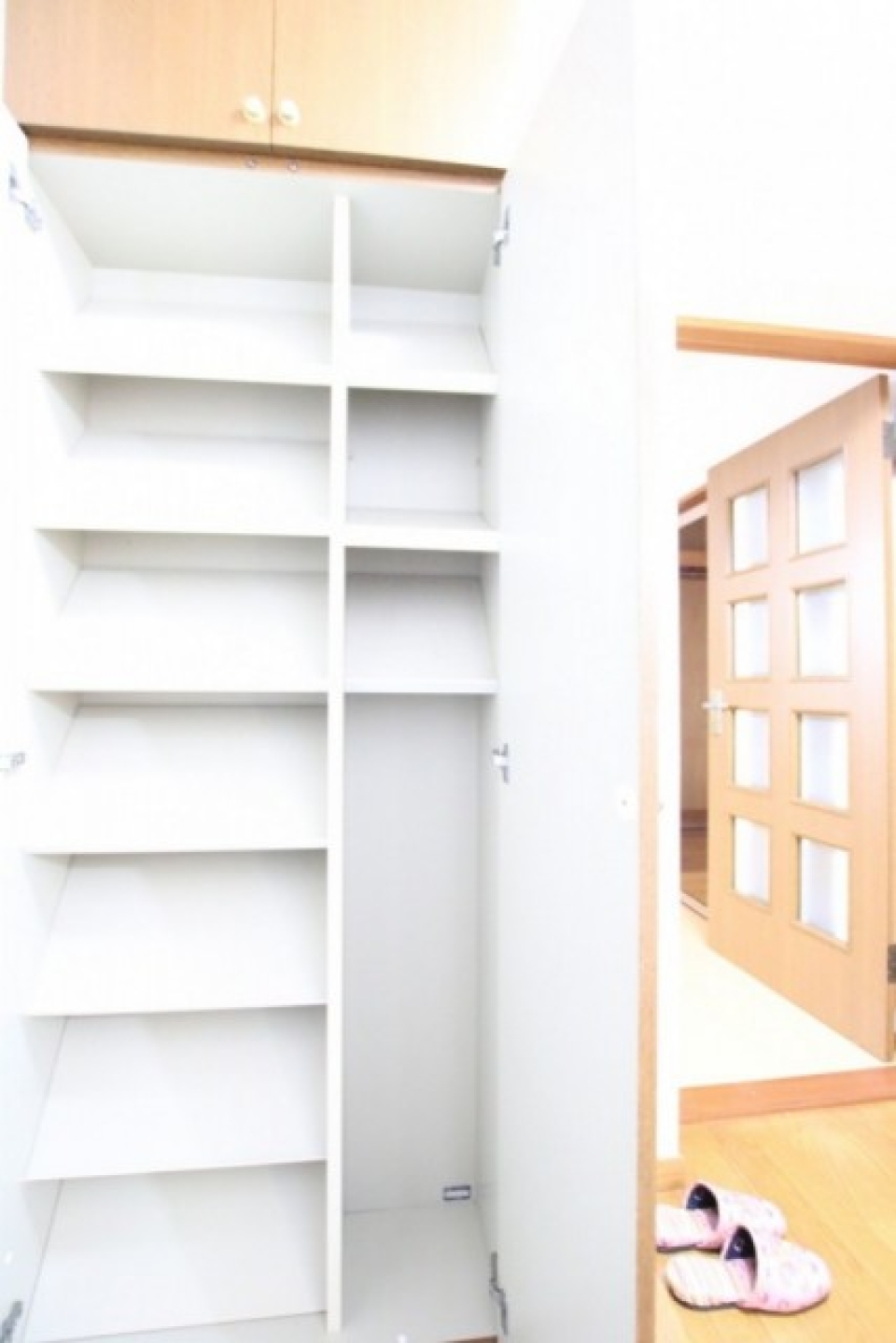 シューズボックスも大容量。