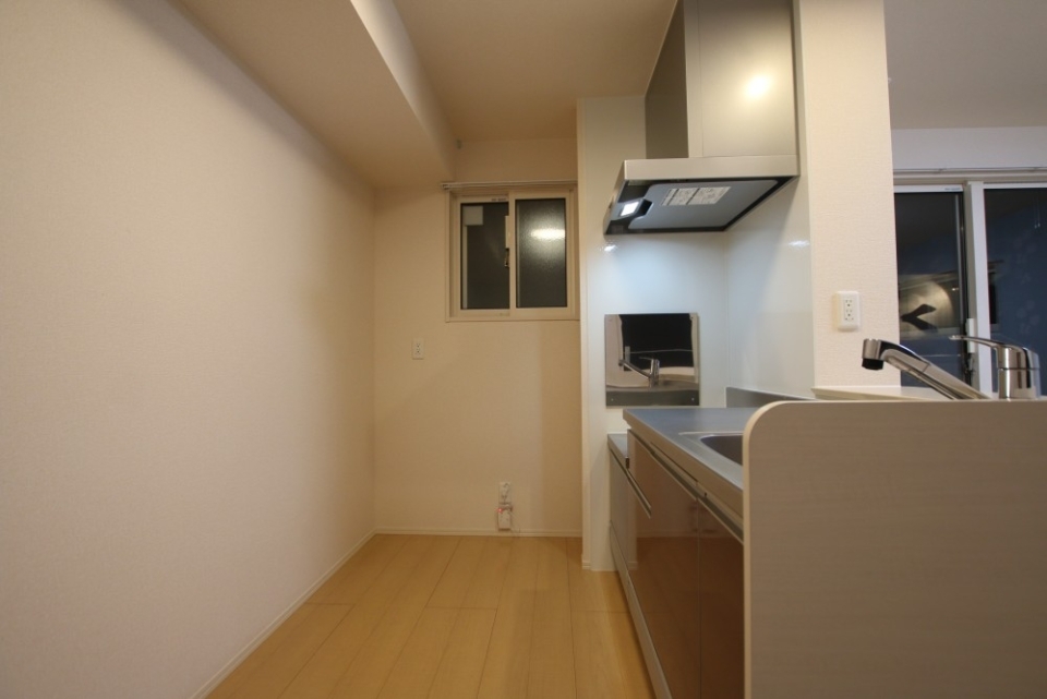 キッチンには窓があります