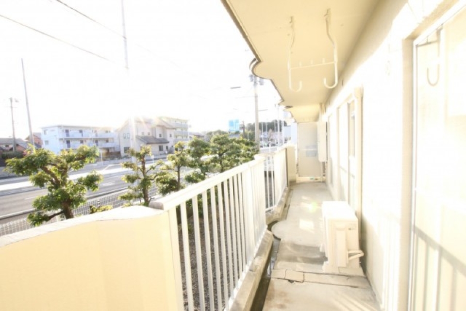 バルコニーも広々しています