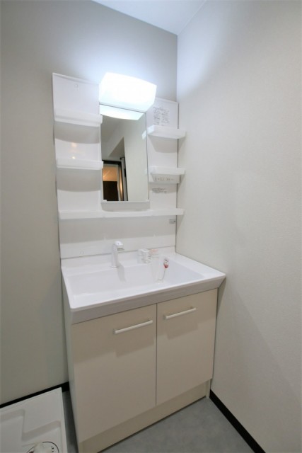 独立洗面台のようす。キレイです。