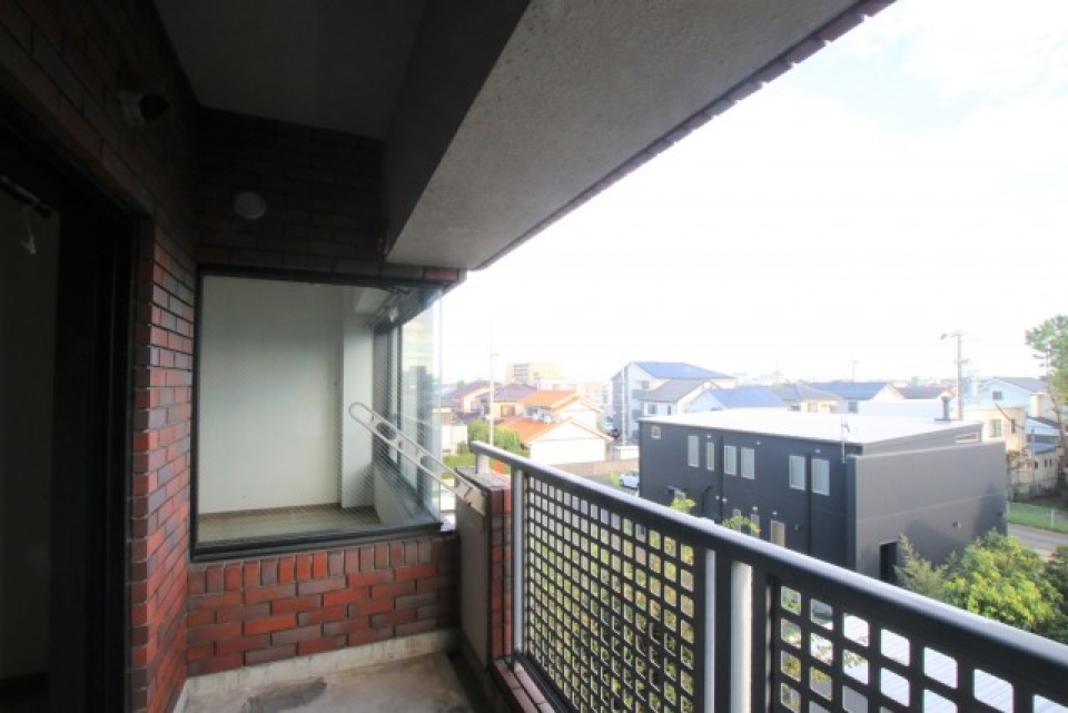 バルコニーから。