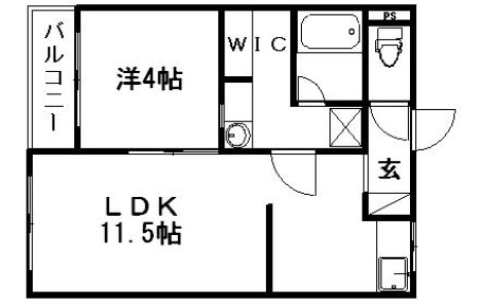 つい日本である事を忘れてしまう。の間取り図
