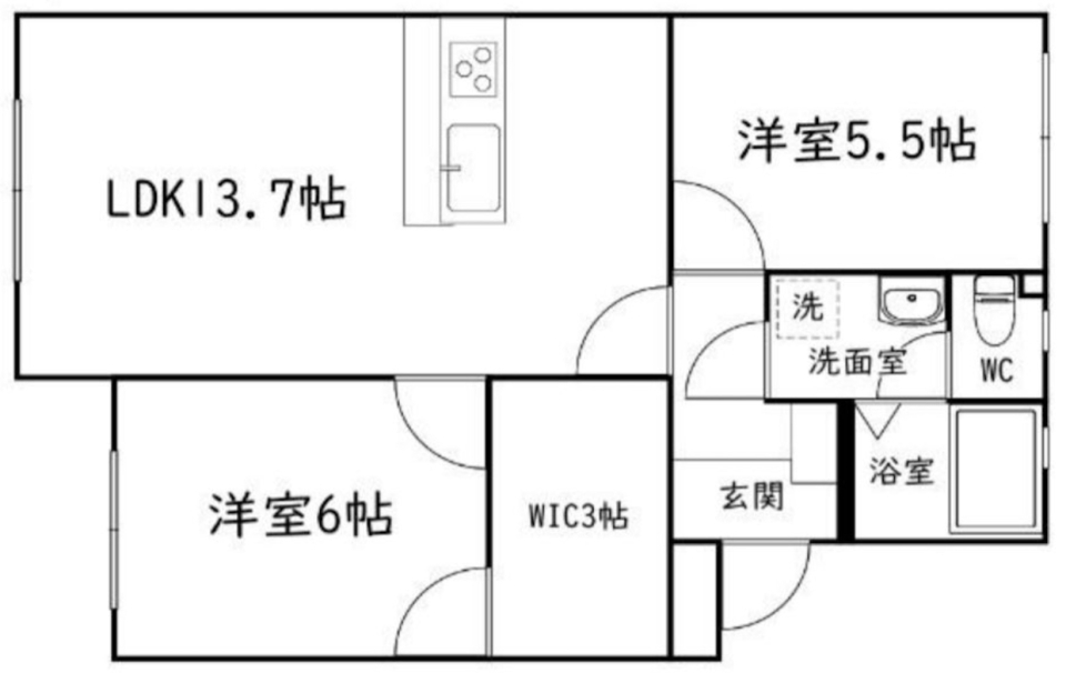 しあわせの景色の間取り図