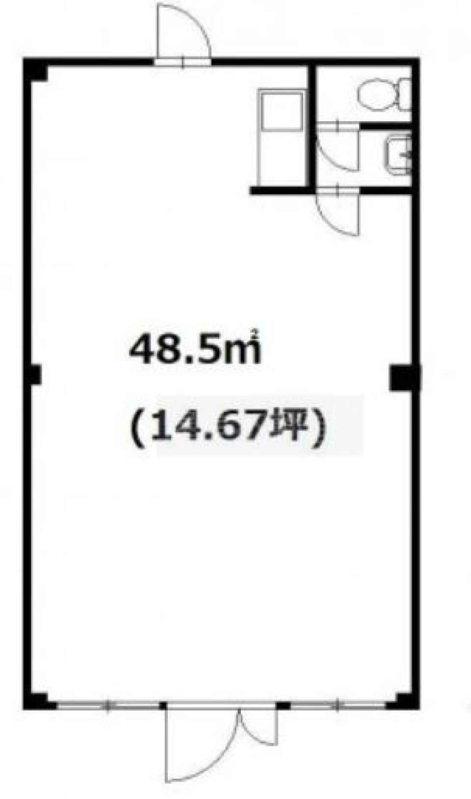 エステサロンに憧れての間取り図