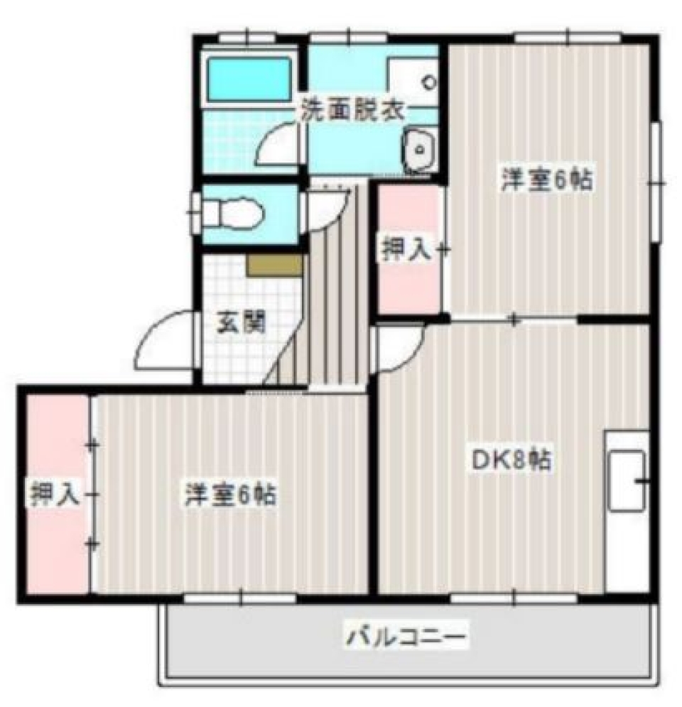 小型わんちゃん、ねこちゃんとの暮らし。の間取り図