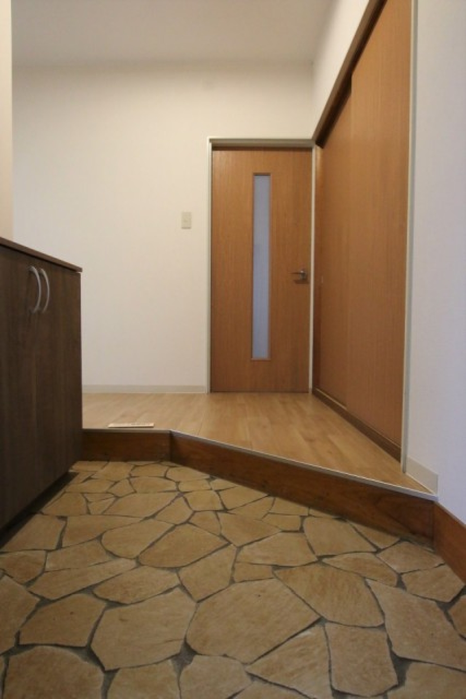 三和土が洒落ています。