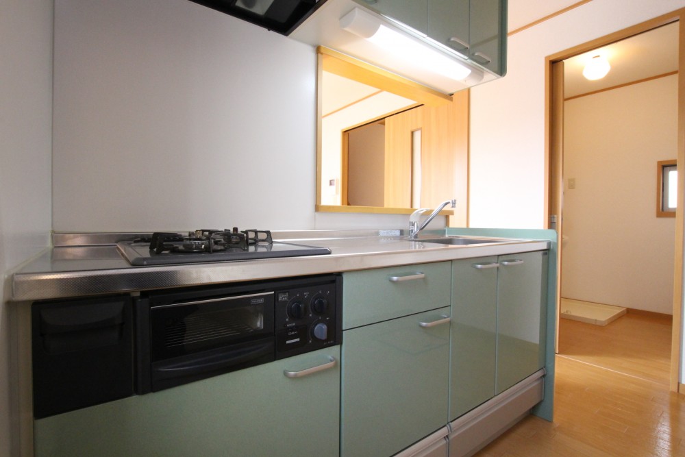 キッチンは、独立タイプ。料理に集中できます。