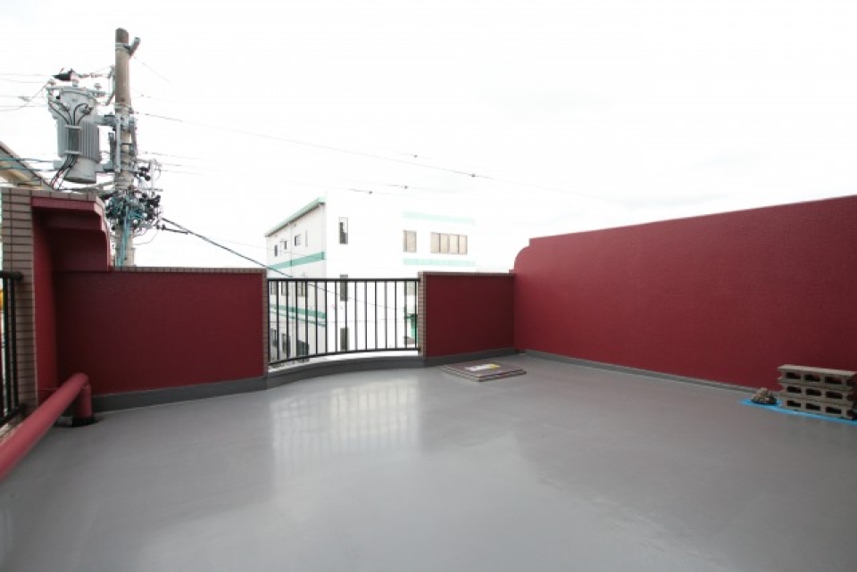 バルコニーが広すぎる。