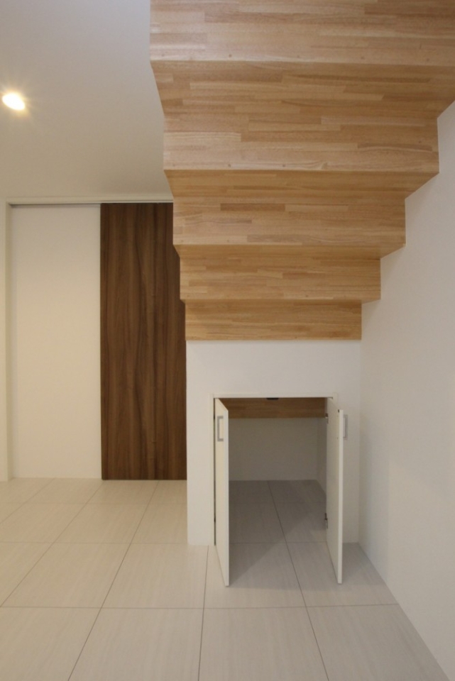 デザインもさることながら有効活用された空間スペース。