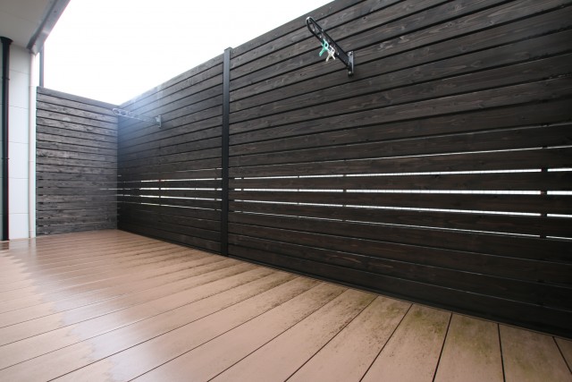 ウッドデッキが付いています！