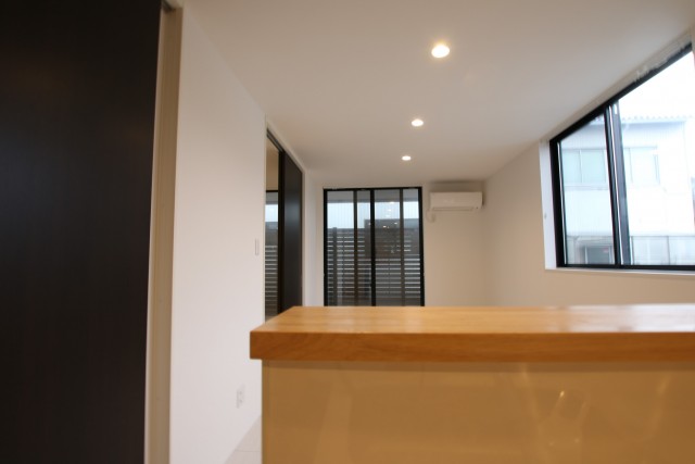 カウンターからの景色。