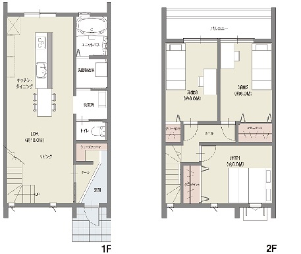 小さな家！？家族の温もり感じての間取り図