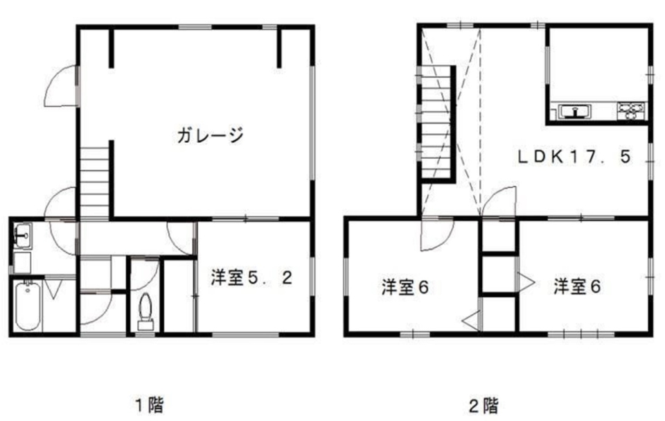 ぬくもりに包まれ［ガレージ付］の間取り図
