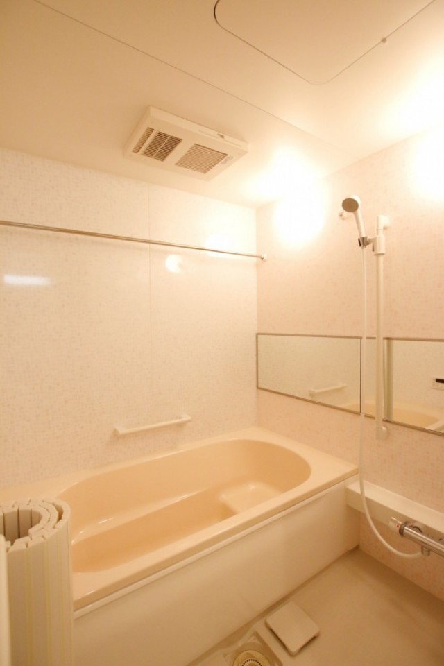 広々とした浴室。