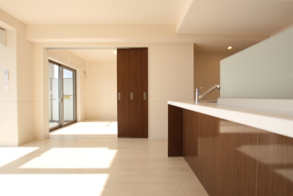 キッチンの大きさ、自由自在の間取り。