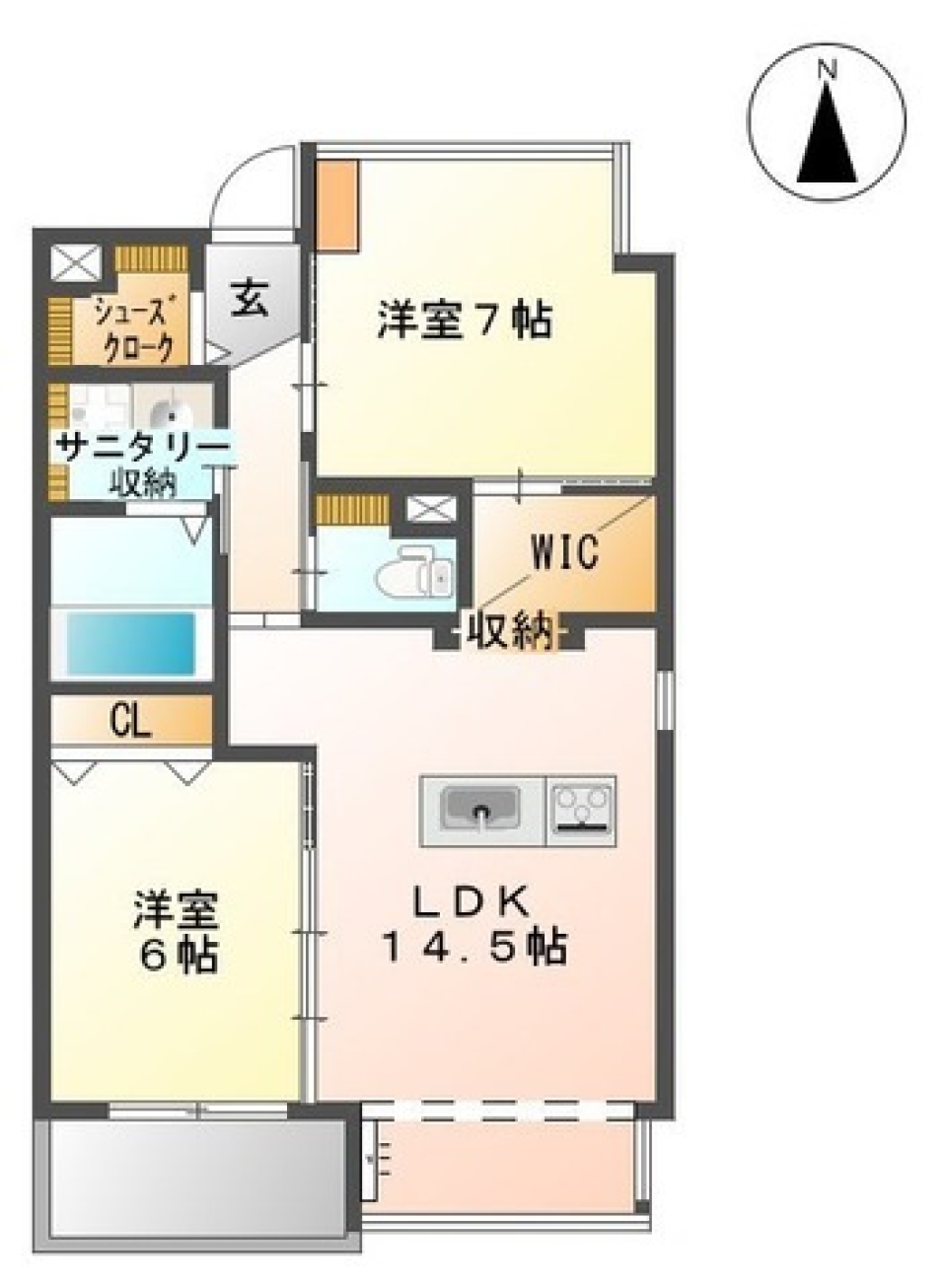 New style super comfort［ペット可］の間取り図