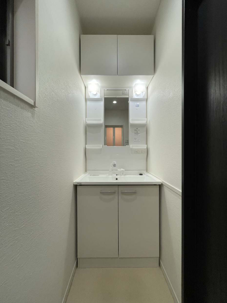 洗面台。幅ぴったり