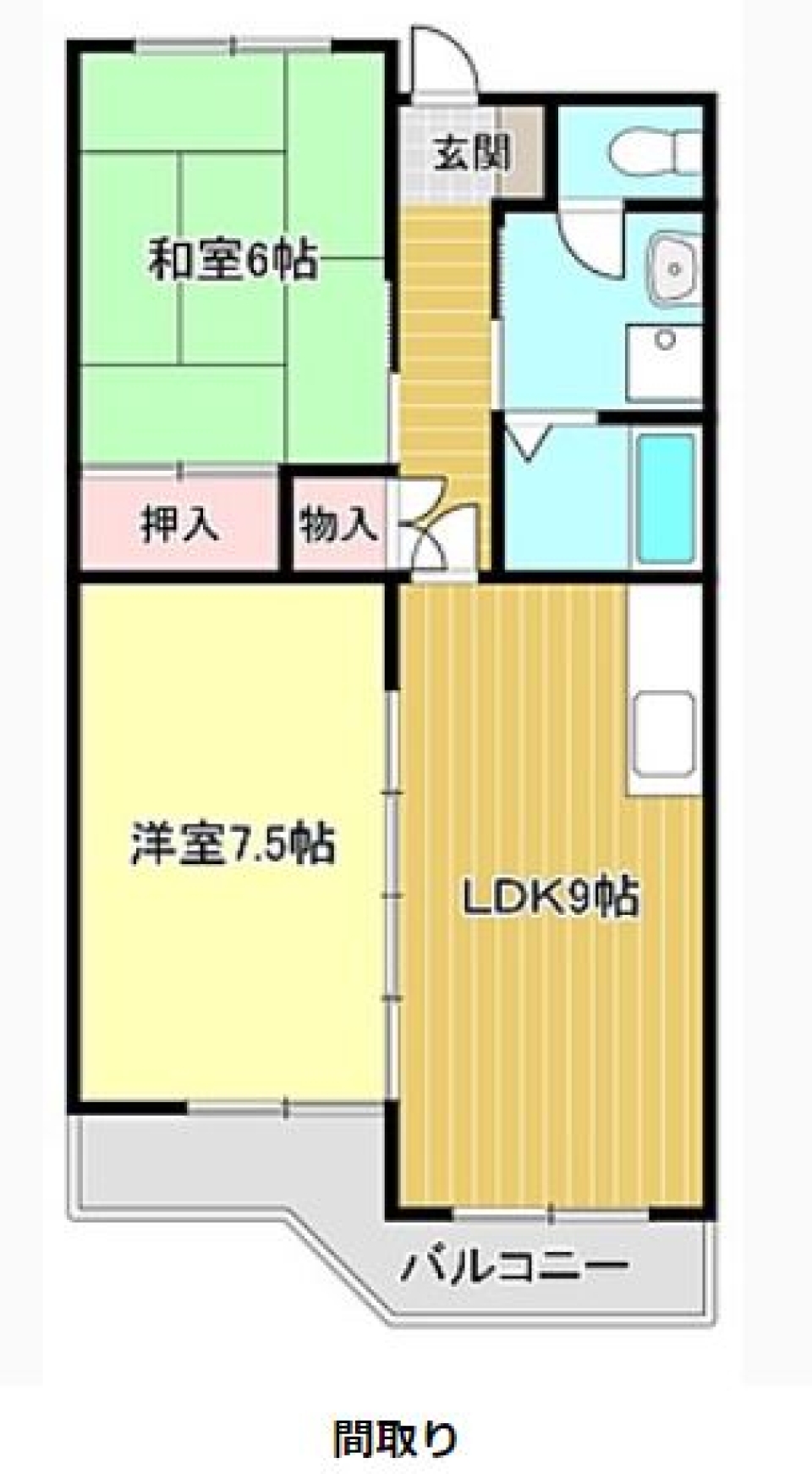 4 seasonsの間取り図