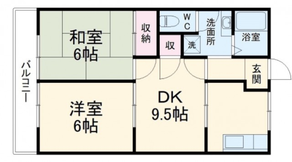 昭和スタイルの間取り図