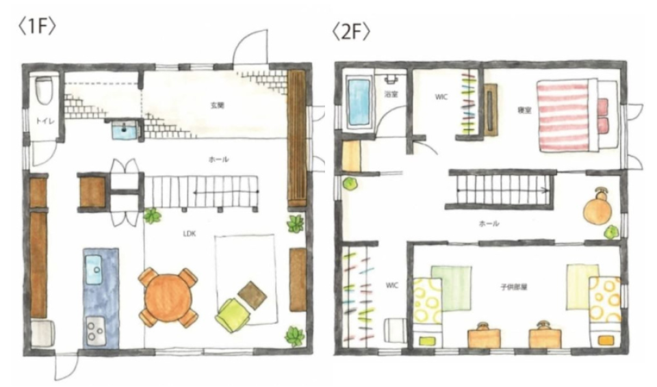 リンネルのお家の間取り図