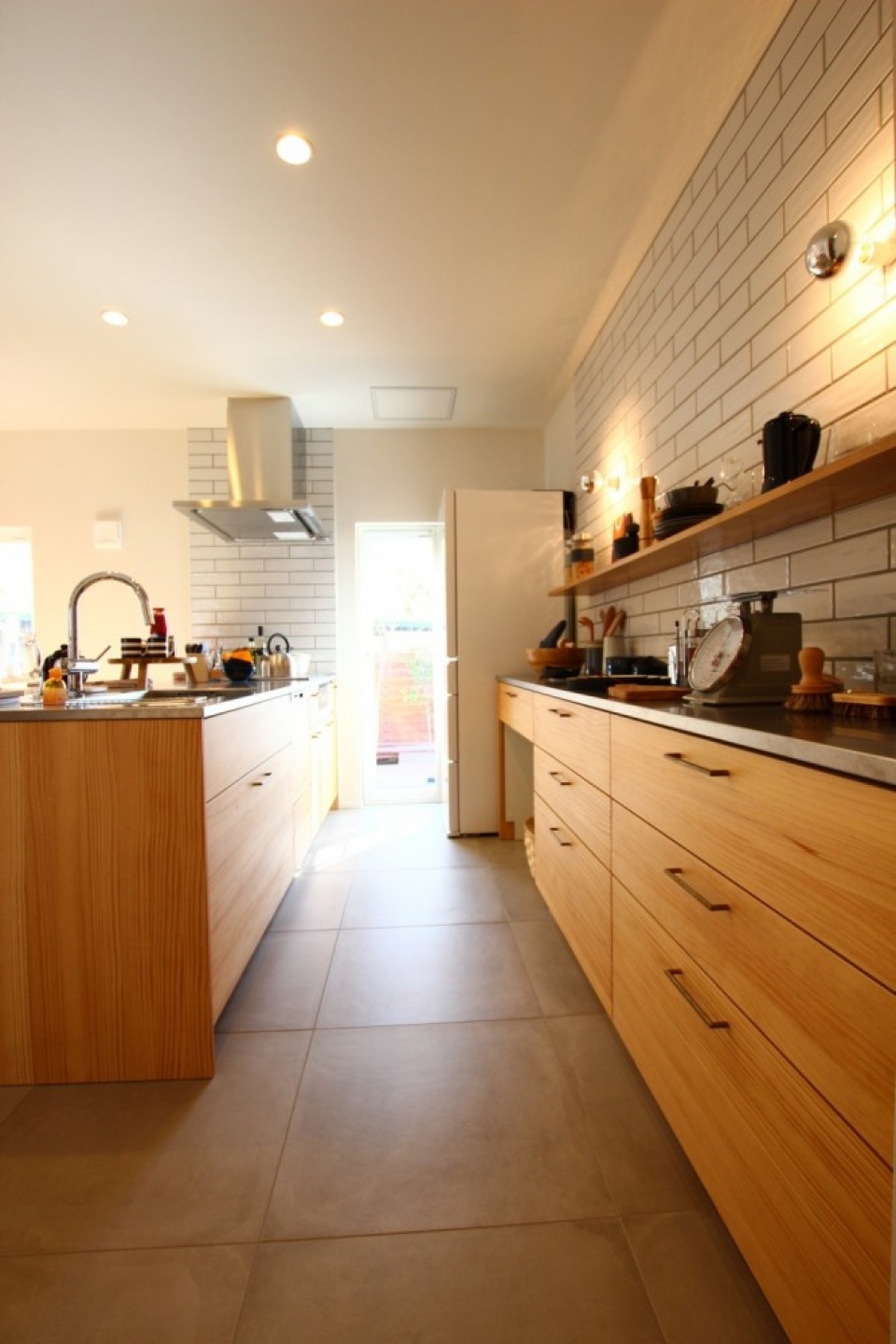 見せる収納がおしゃれ。