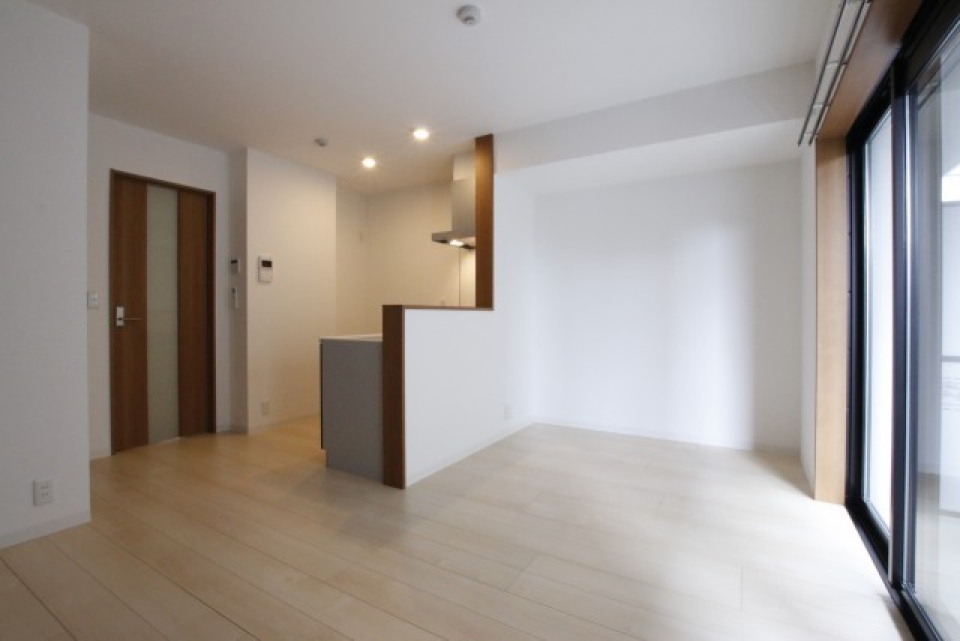 陽当たり抜群リビング。