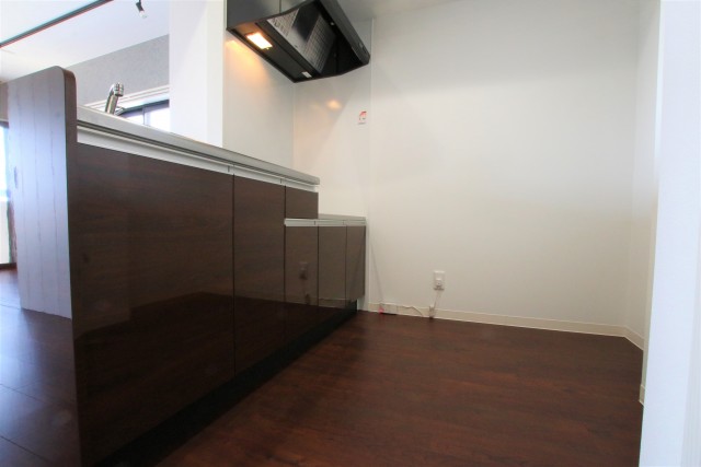 キッチンスペースはゆったり。