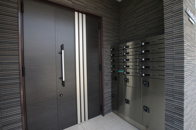 郵便受けも綺麗。