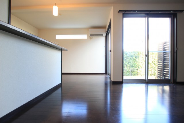 テラスへの入り口は2つです。