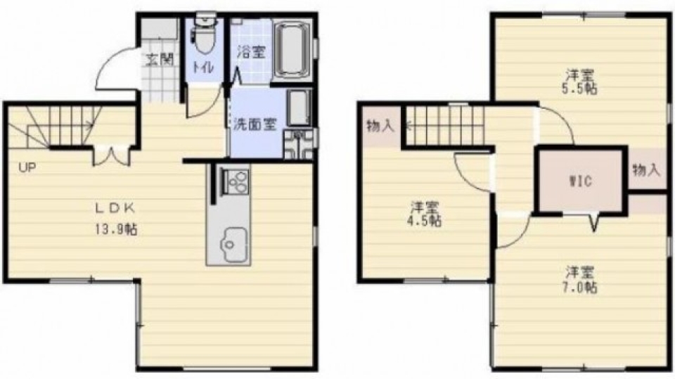 メゾンターリ ジョアッターリの間取り図