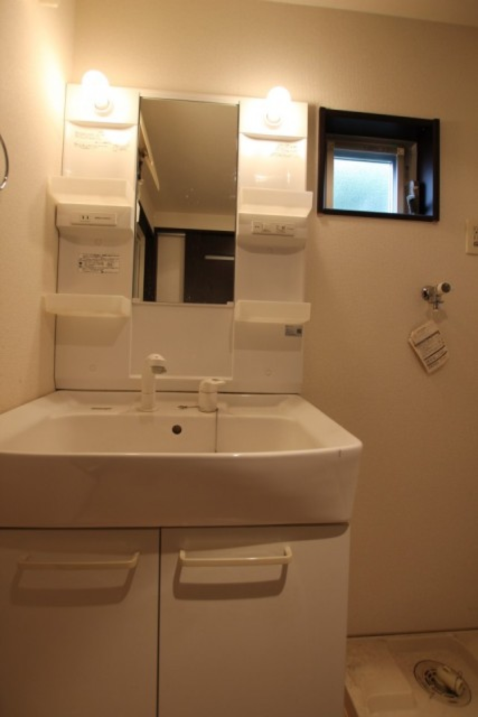 洗面台の様子。