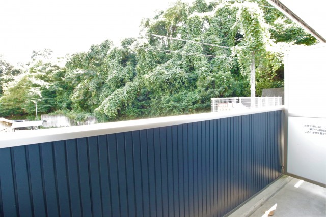 ベランダからの眺めは緑がいっぱい！