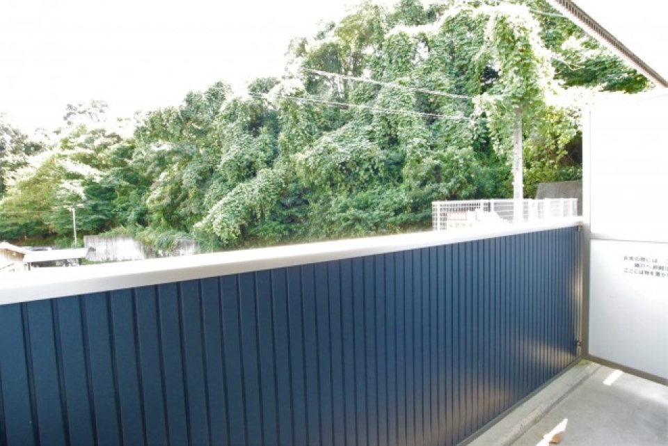 ベランダからの眺めは緑がいっぱい！