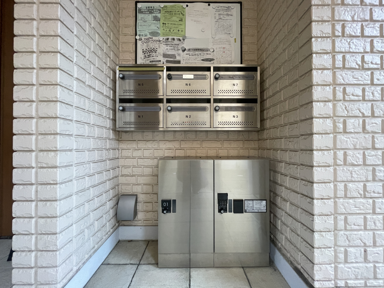 メールボックスと宅配ボックス