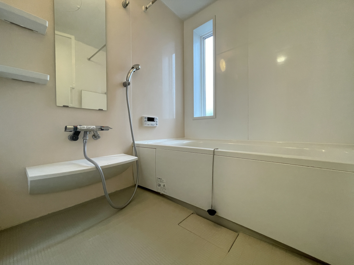 浴室。ゆったりくつろげる一坪風呂