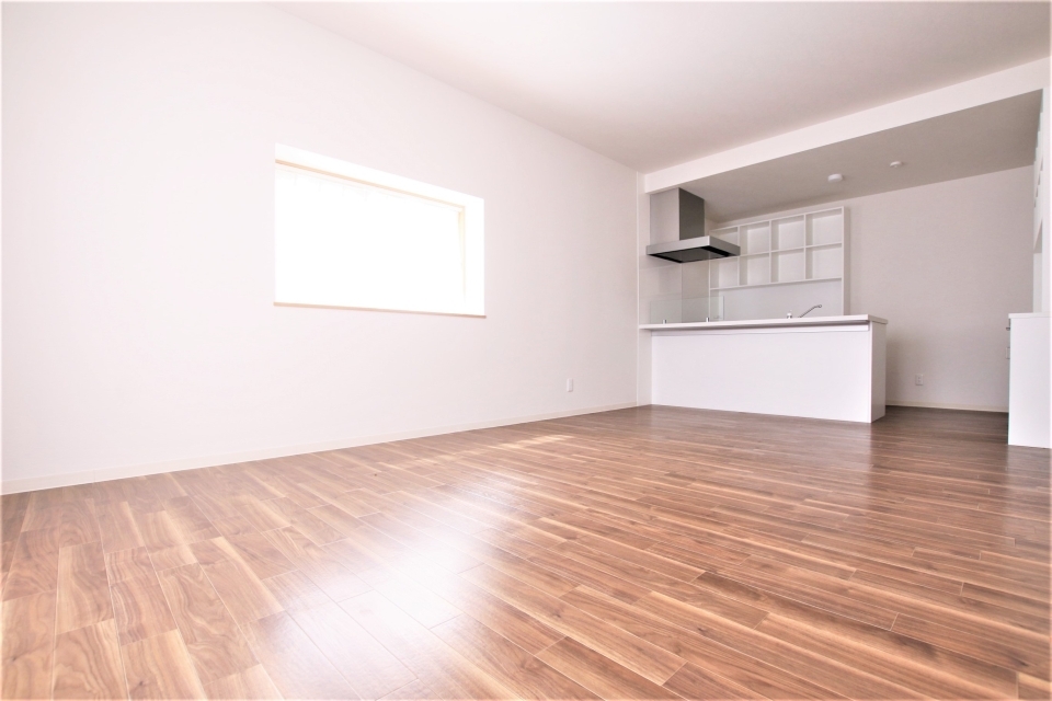 16帖の広々LDK。