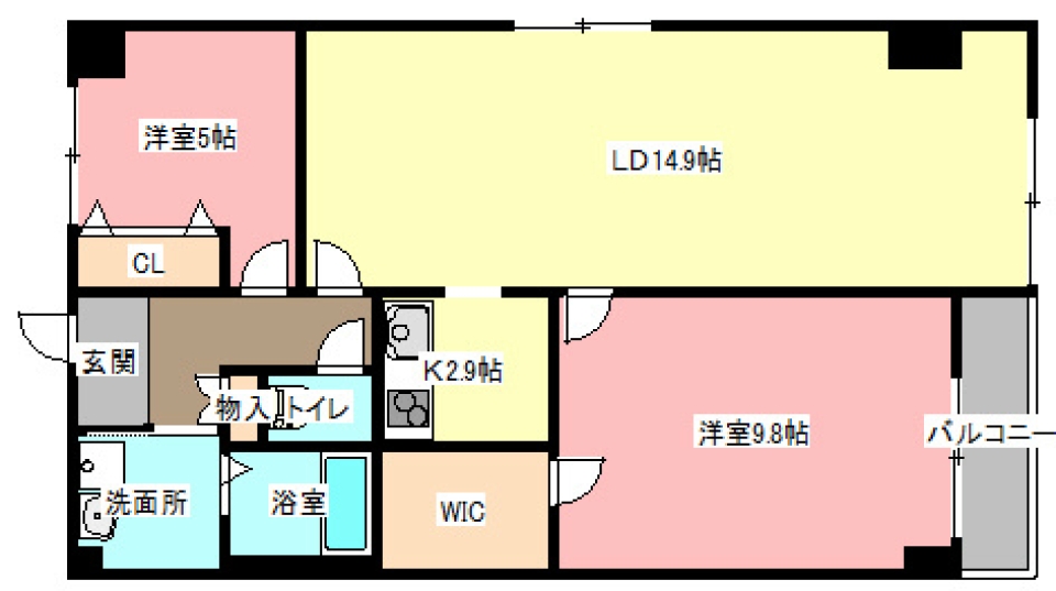渋カッコ良い。ここはまるでミッドセンチュリールーム。の間取り図