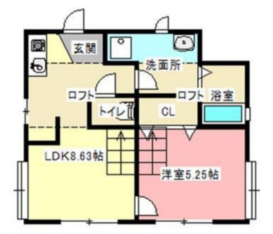 LOFT&times;LOFTの間取り図